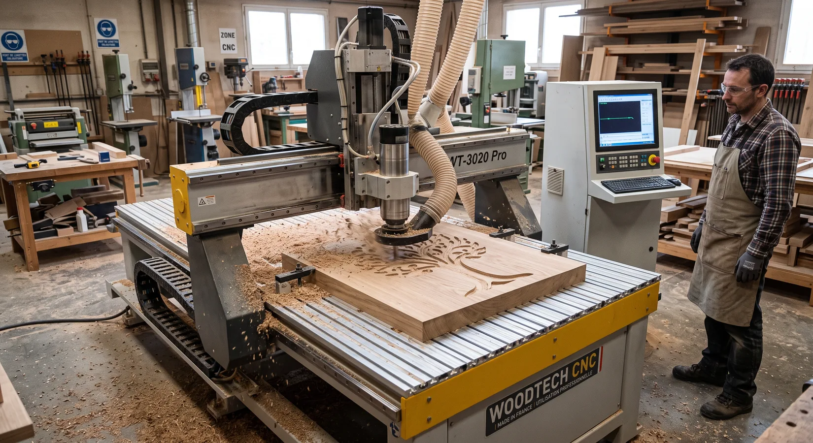 CNC woodworking manufacturing with AD Wood